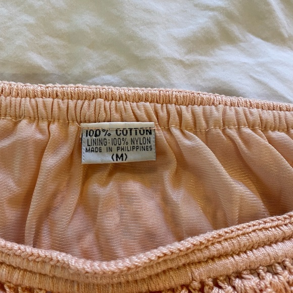 Vintage Boho Crochet Women Midi Skirt sz Medium Cottagecore - Picture 5 of 9